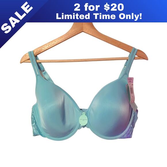 New Blue Vanity Fair Bra 40D - Picture 1 of 6